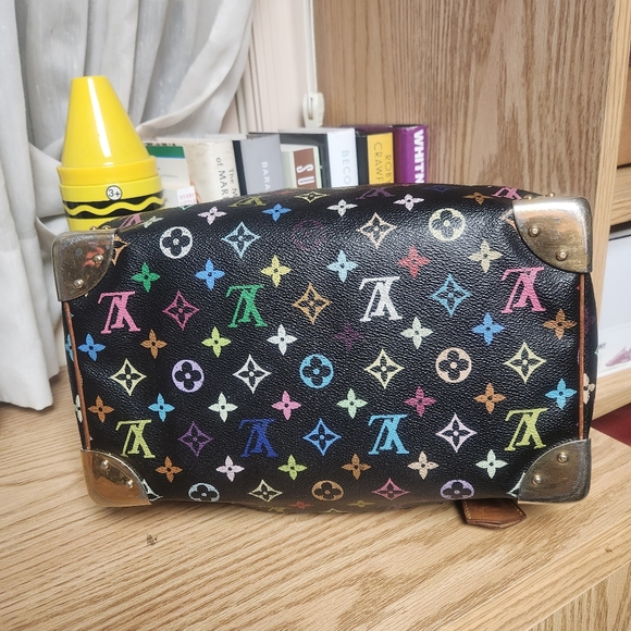 Louis Vuitton multi black square speedy 30 - Picture 6 of 16
